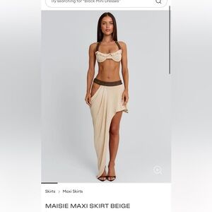 Outcast - Maisie Maxi Skirt and Top Set - Coachella Festival Set (New With Tags)